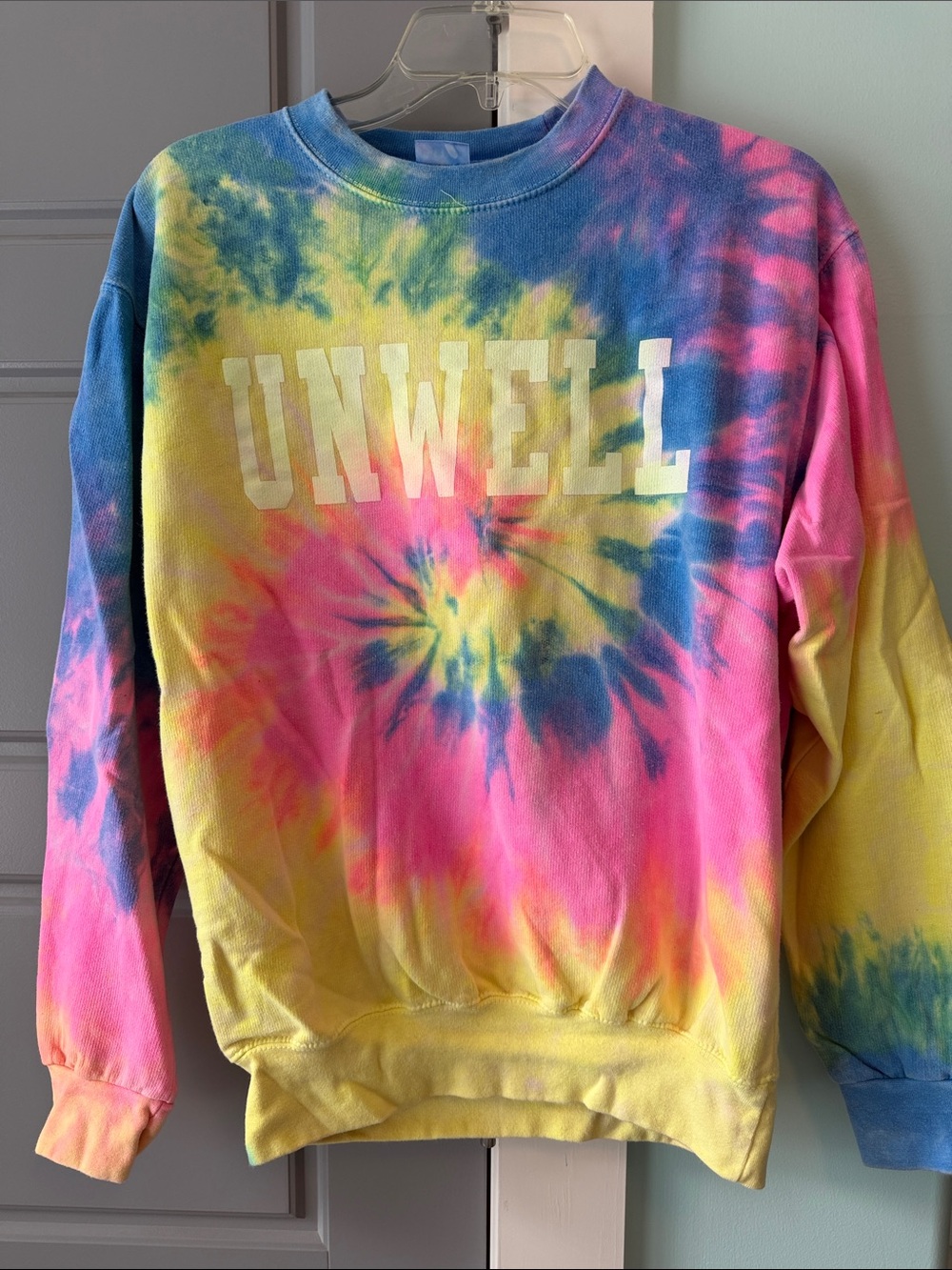 Unwell Tie-Dye Crewneck Sweatshirt - Multicolor